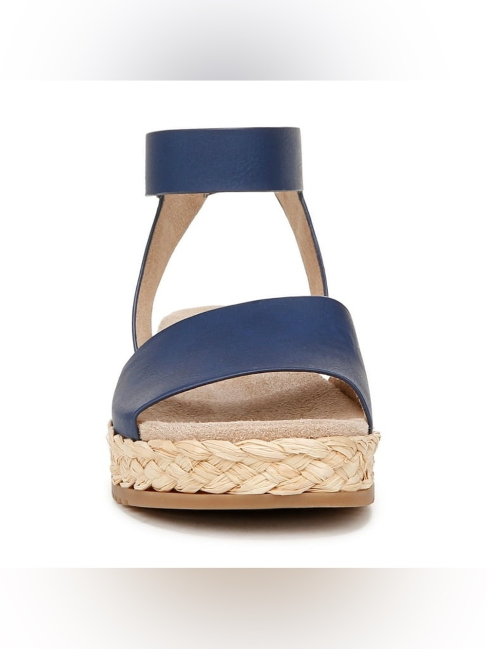 SOUL Naturalizer Deara Navy Blue Platform Flat Espadrille Sandals Sz 10 BNWB - Picture 3 of 8